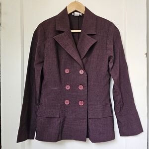 Vintage Merlot blazer (3/4)